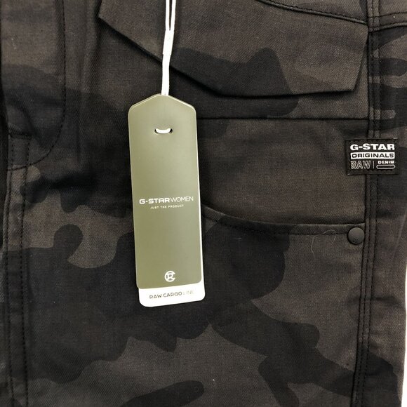 G-STAR RAW Size S Avity Radar Mini Cargo Skirt Camo Pockets - Picture 6 of 9